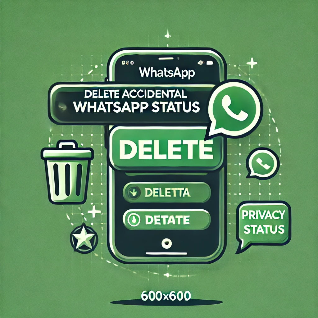 How to Delete Accidental WhatsApp Status Updates easily.