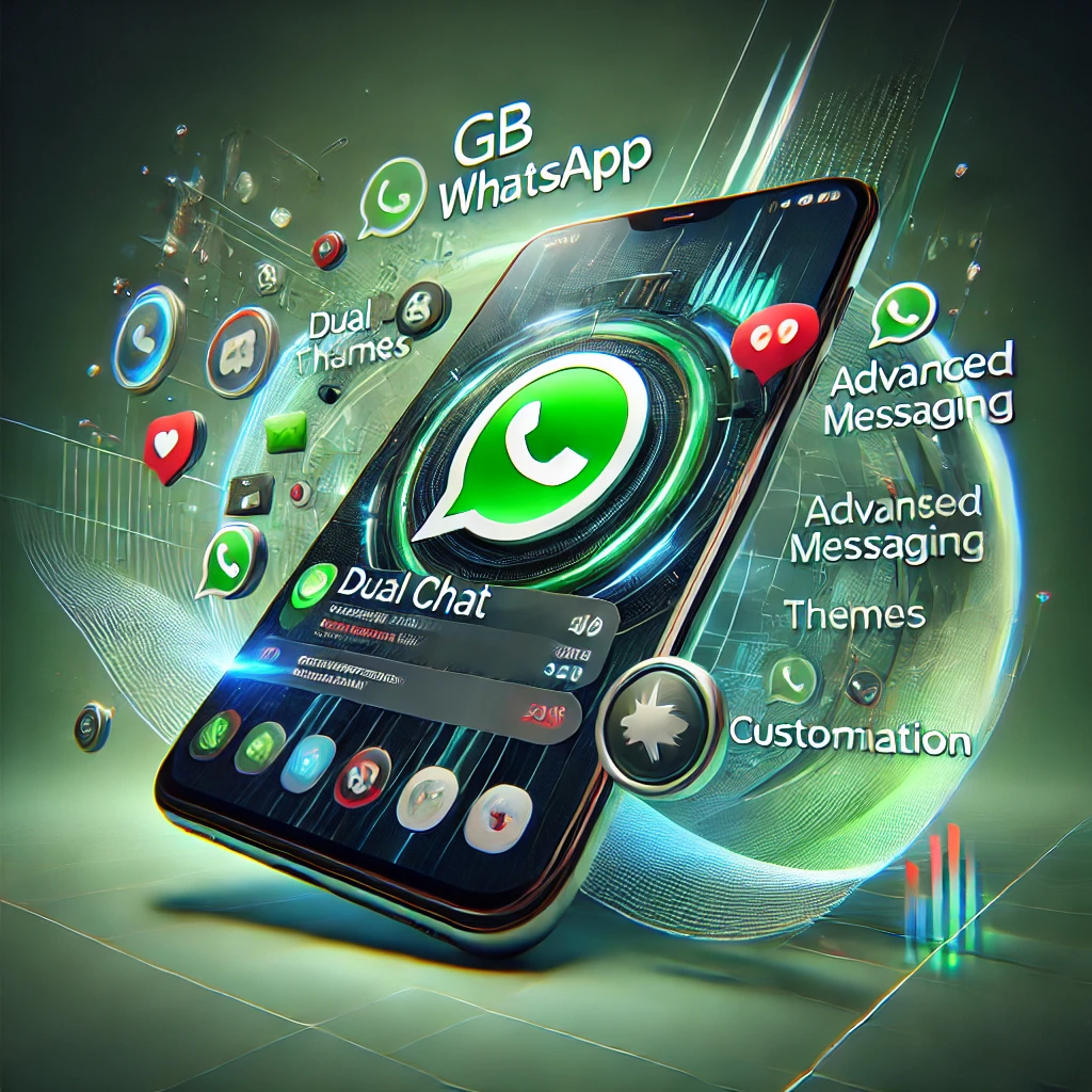 "GB WhatsApp interface showing advanced customization and privacy features, a popular addition in alternatives to Gold WhatsApp."